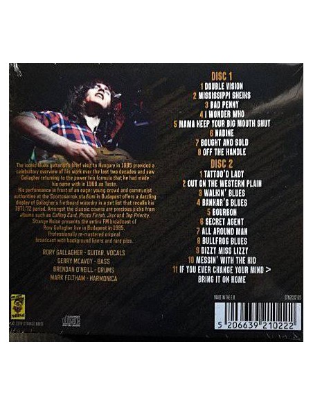 Gallagher, Rory : Live 1985 (2-CD)