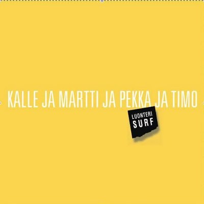 Luonteri Surf : Kalle ja Martti ja Pekka ja Timo (LP)
