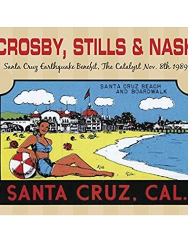 Crosby, Stills, Nash & Young : Santa Cruz Earthquake Benefit Nov 8th 1989 (CD)