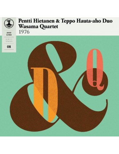 Pentti Hietanen & Teppo Hauta-Aho Duo / Wasama Quartet : Jazz-Liisa 8 (LP) color