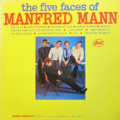 Manfred Mann : The Five Faces Of Manfred Mann (LP)