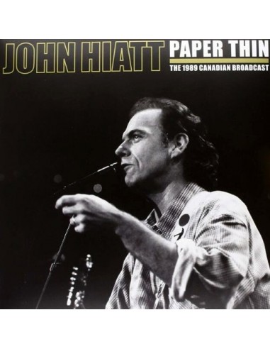 Hiatt, John : Paper Thin - The 1989 Canadian Broadcast (2-LP)