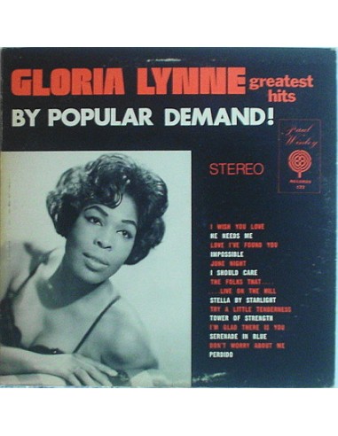 Gloria Lynne : Greatest Hits By Popular Demand (LP)
