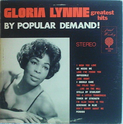 Gloria Lynne : Greatest Hits By Popular Demand (LP)
