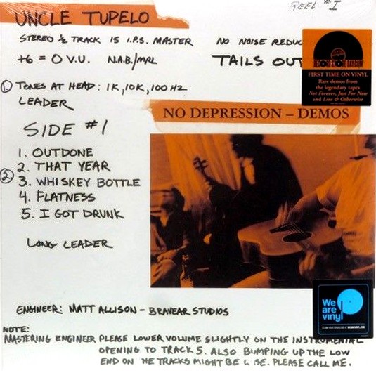 Uncle Tupelo : No Depression  - Demos (LP)