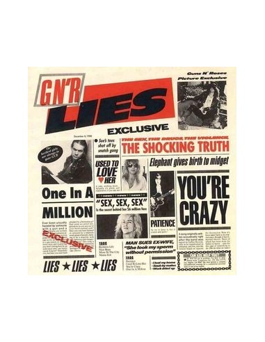 Guns N' Roses : G N' R Lies (LP)