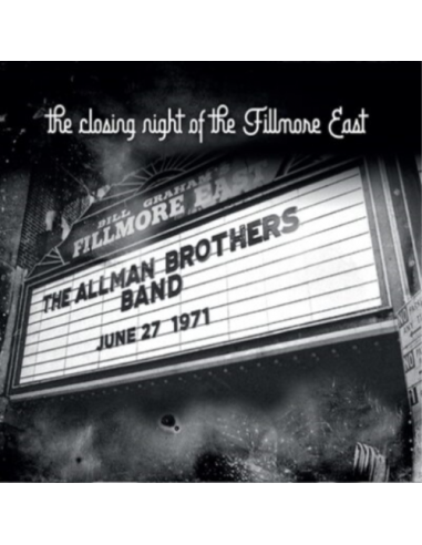 Allman Bros Band : The Closing Night of the Fillmore East (CD)