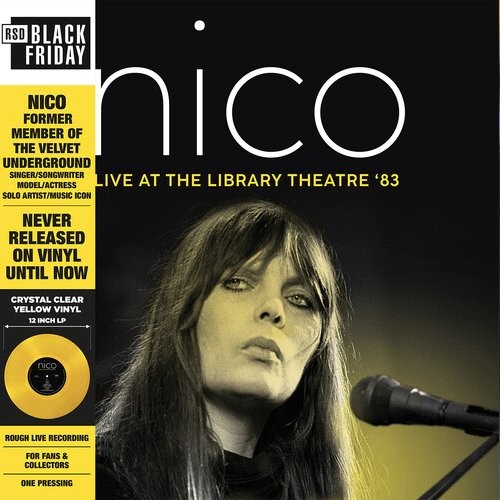 Nico : Live At The Library Theatre '83 (LP) RSD Black Friday 2022