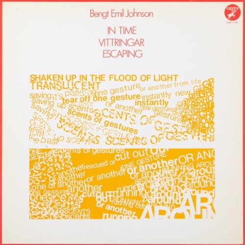 Johnson, Bengt Emil : In Time / Vittringar / Escaping (LP)