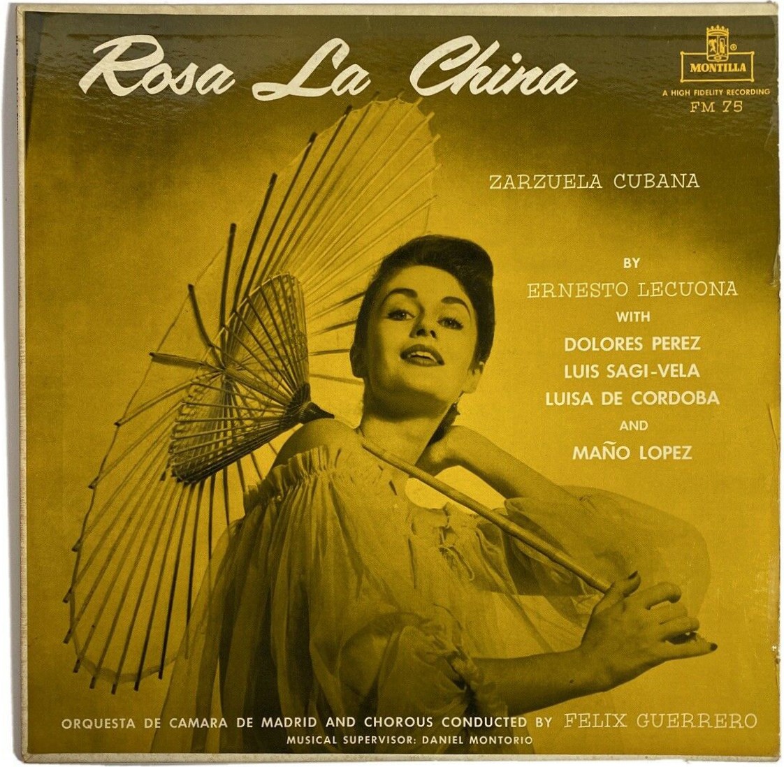 La China, Rosa : Zarzuela Cubana (LP)