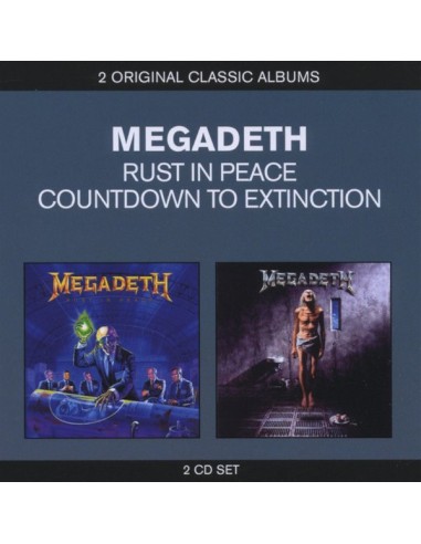 Megadeth : Rust in Peace / Countdown to Extinction (2-CD)