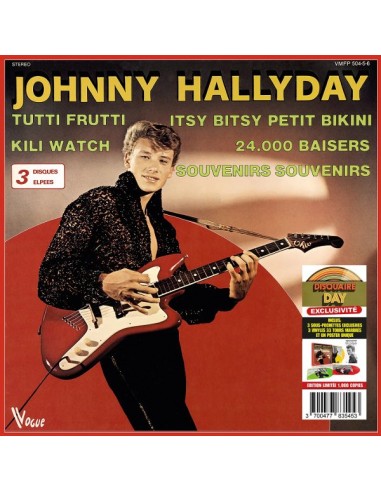 Hallyday, Johnny  : Coffret Vogue - Made In Belgium (3-LP) RSD 23
