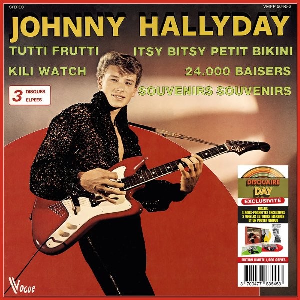 Hallyday, Johnny  : Coffret Vogue - Made In Belgium (3-LP) RSD 23