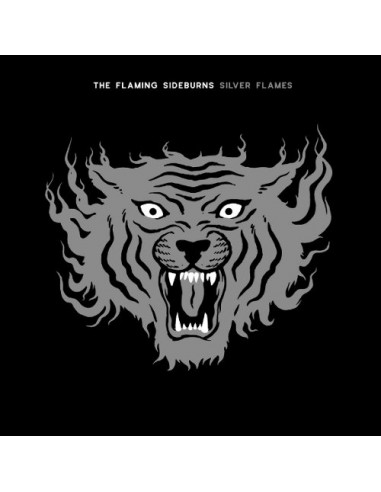 Flaming Sideburns : Silver Flames (LP) clear vinyl