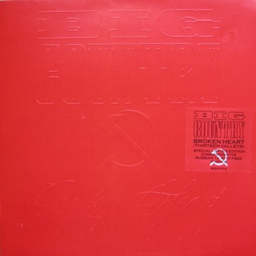 Big Country : Broken Heart (Thirteen Valleys) (12") red vinyl