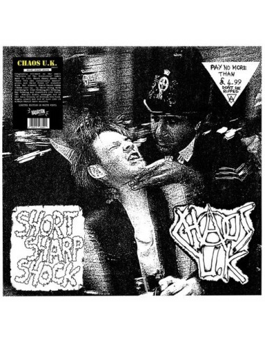 Chaos UK : Short Sharp Shock (LP) white vinyl