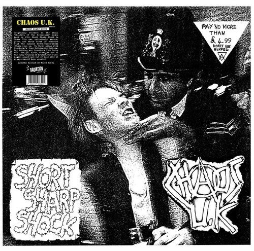 Chaos UK : Short Sharp Shock (LP) white vinyl