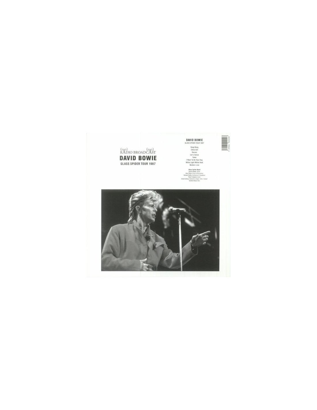 Bowie, David : Glass Spider Tour 1987 (LP)