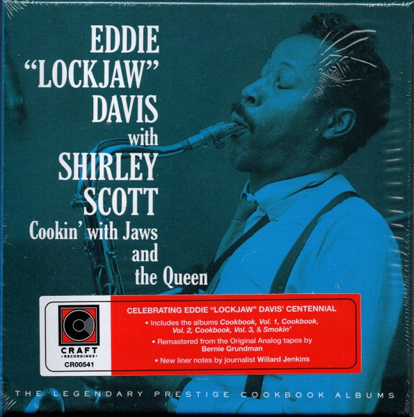 Davis, Eddie "Lockjaw" With Shirley Scott : Cookin' With Jaws And The Queen - The Legendary Prestige Cookbook Albums (4-CD)