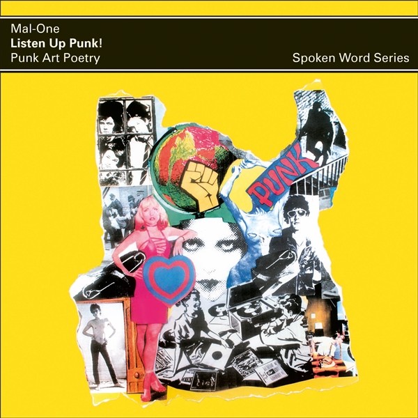 Mal-One : Listen Up Punk - Punk Art Poetry, Spoken Word (12") RSD 24