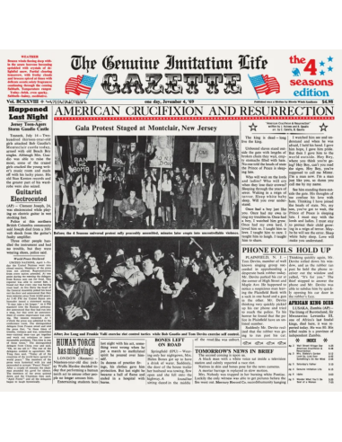 Frankie Valli & The Four Seasons : The Genuine Imitation Life Gazette (LP) RSD 24