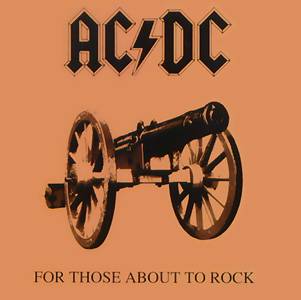 AC/DC : For Those About To Rock (LP) gold