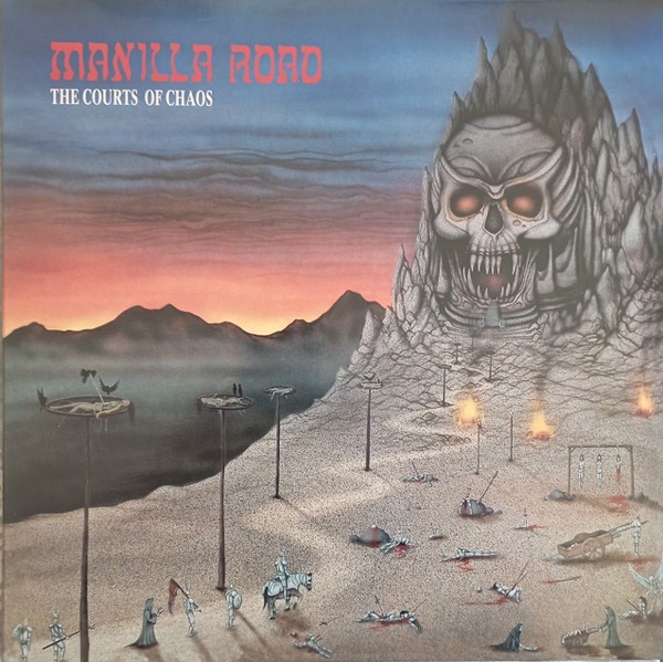 Manilla Road : The Courts Of Chaos (LP) clear vinyl