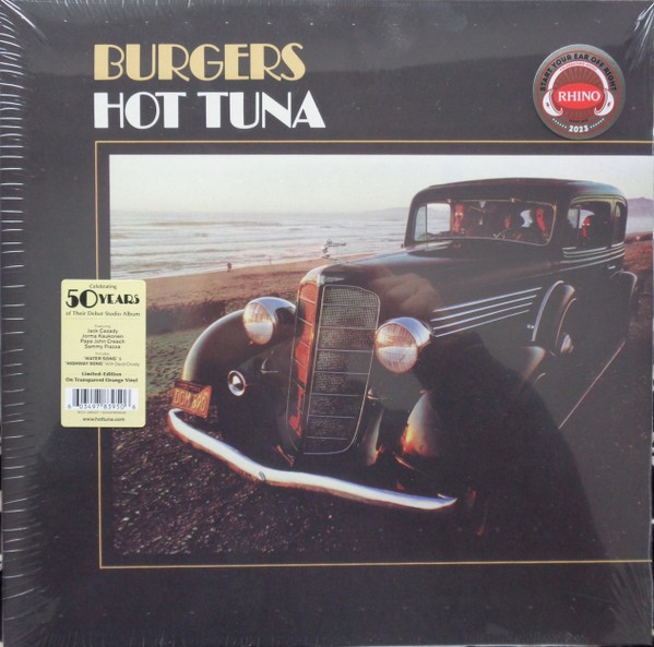 Hot Tuna : Burgers (LP) orange