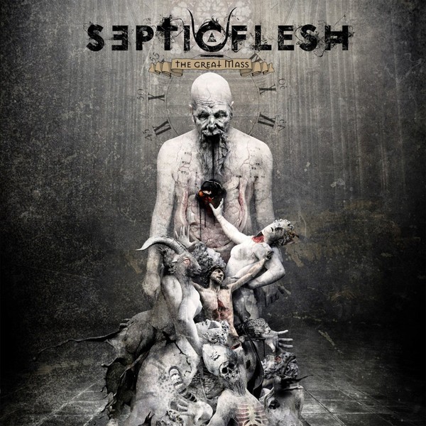 Septic Flesh : The Great Mass (LP) silver vinyl