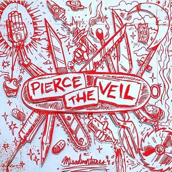 Pierce The Veil : Misadventures (LP) white vinyl