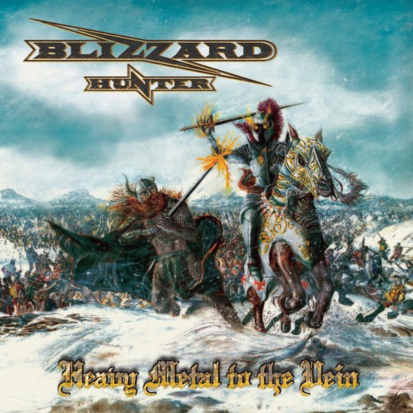 Blizzard Hunter : Heavy Metal To The Vein (LP) white vinyl