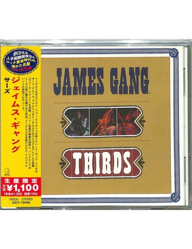 James Gang : Thirds (CD)