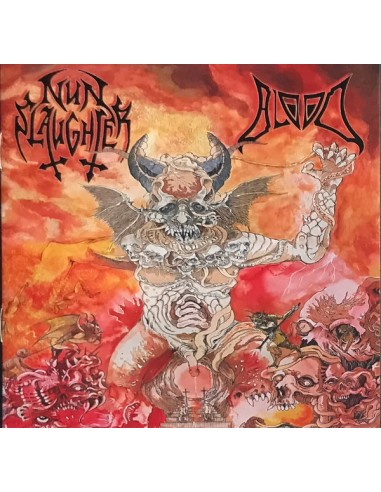 Nunslaughter/Blood : Nunslaughter/Blood (LP)