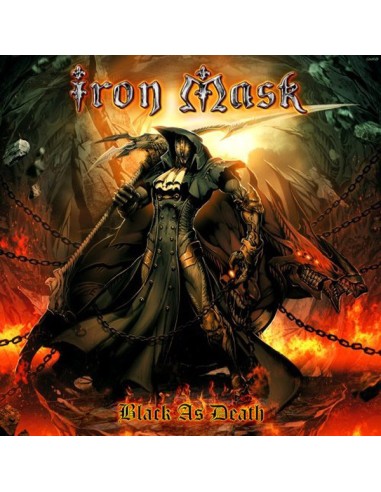 Iron Mask : Black as Death (LP)