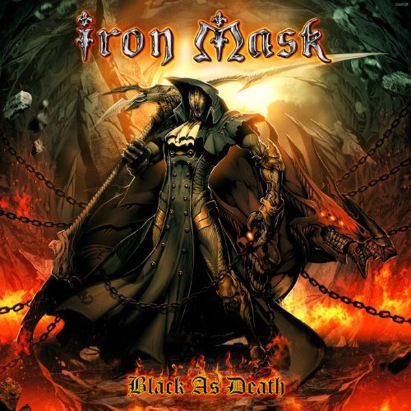 Iron Mask : Black as Death (LP)