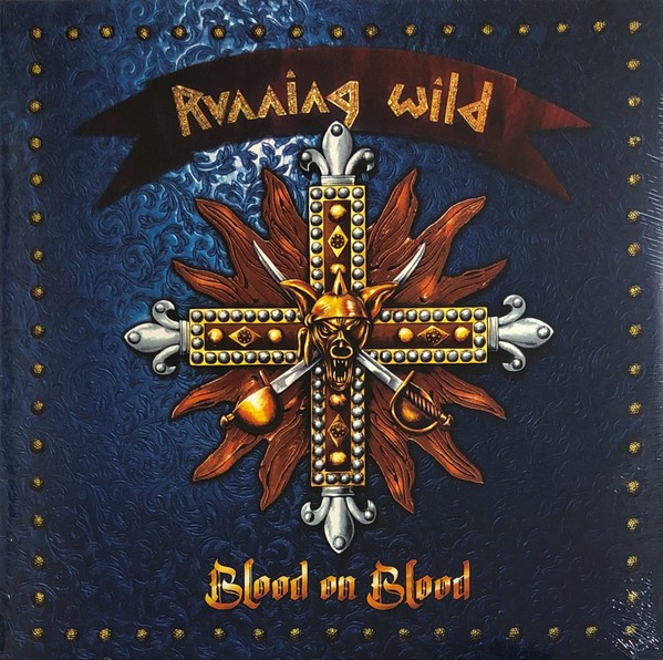 Running Wild ‎: Blood On Blood (2-LP) blue