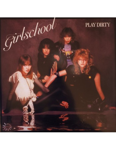 Girlschool : Play dirty (LP) red