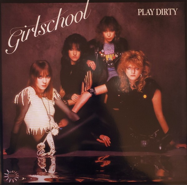 Girlschool : Play dirty (LP) red