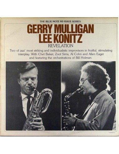 Mulligan, Konitz : Revelation (2-LP)