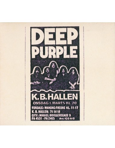 Deep Purple : Live in Denmark '72 (CD)