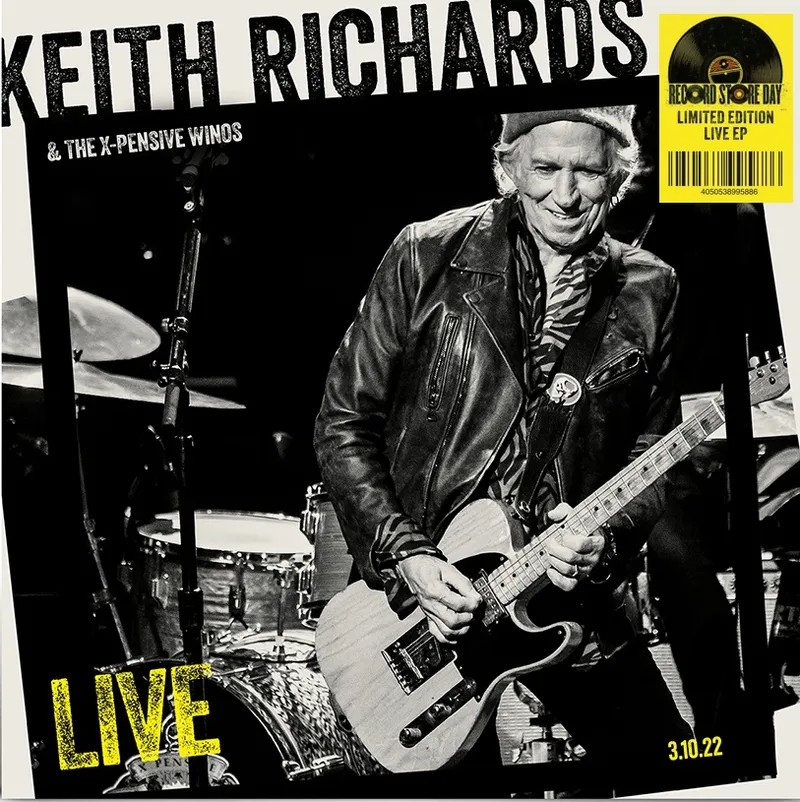 Richards, Keith & The X-Pensive Winos : Live 3.10.22 (12") RSD 2025