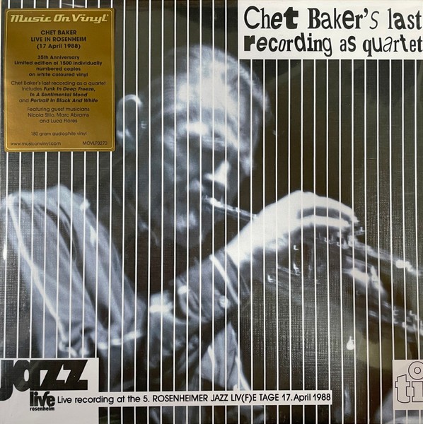 Baker, Chet  : Live In Rosenheim (2-LP)