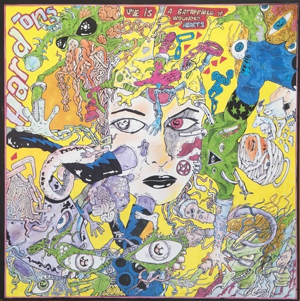Hard-Ons : Love Is A Battlefield Of Wounded Hearts (LP)