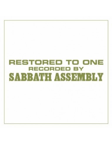 Sabbath Assembly : Restored To One (LP)