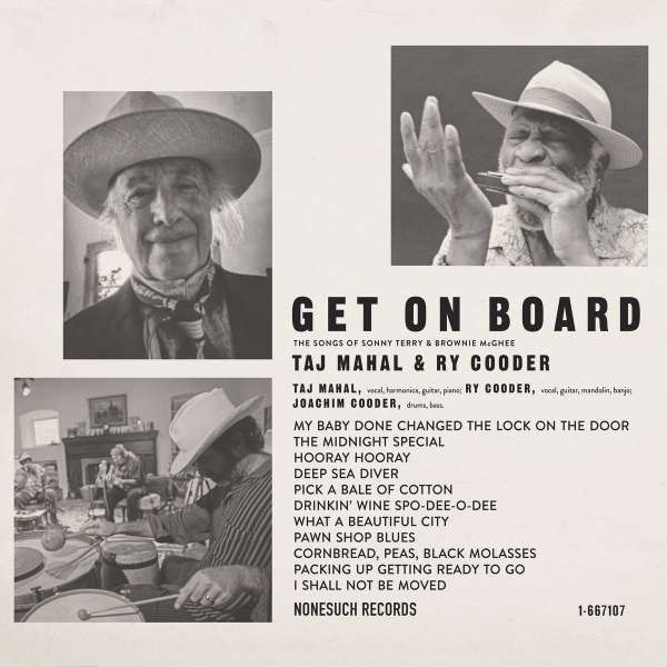 Taj Mahal / Ry Cooder : Get on board (LP)
