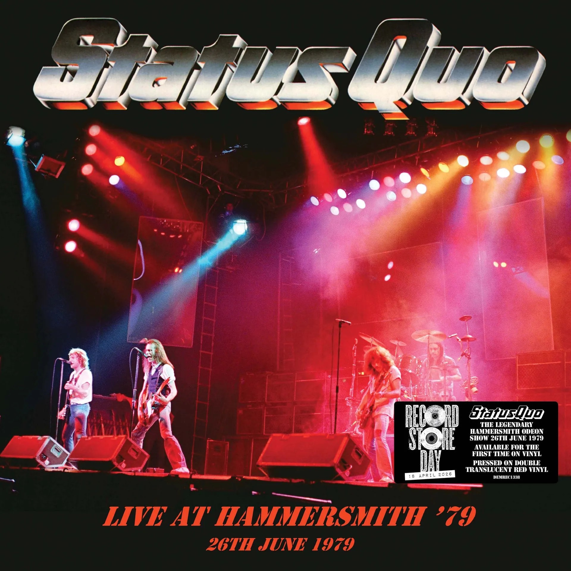 Status Quo : Live In Hammersmith 1979 (LP) RSD 26