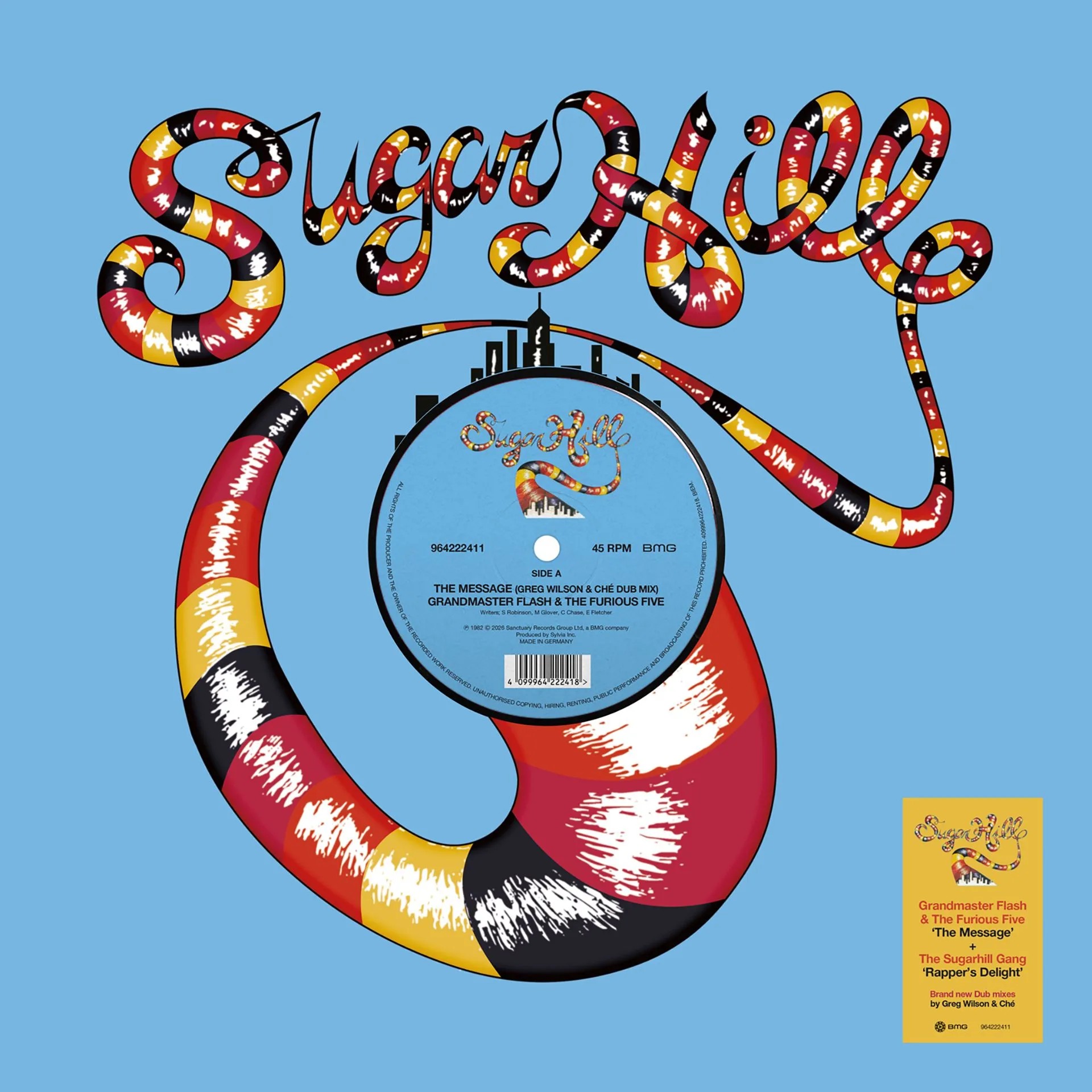 Sugarhill Gang/Grandmaster Flash : Rapper's Delight DUB/The Message DUB (12") RSD 26