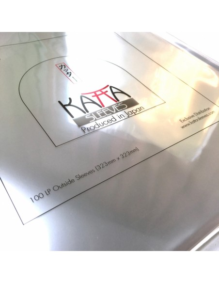Katta Sleeves - Suojamuovi 10", suljettava (Japan) 25 kpl