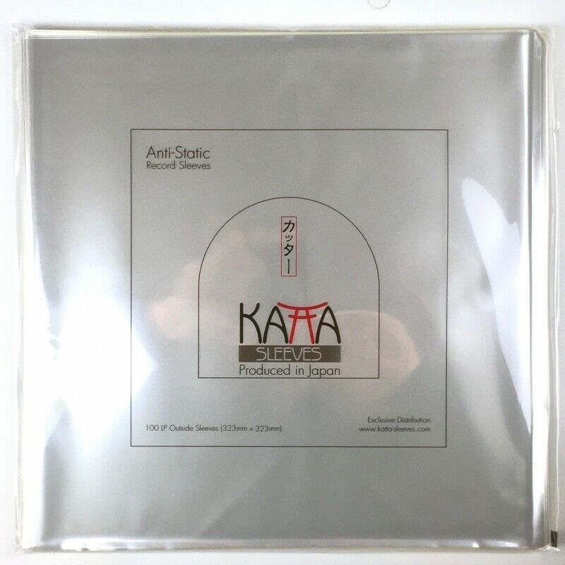 Katta Sleeves - 12”/LP Outside Sleeve w/glue Flap (Japan) 50 sleeves