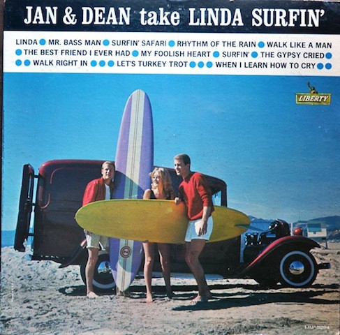 Jan & Dean : Jan & Dean Take Linda Surfin' (LP) Japan
